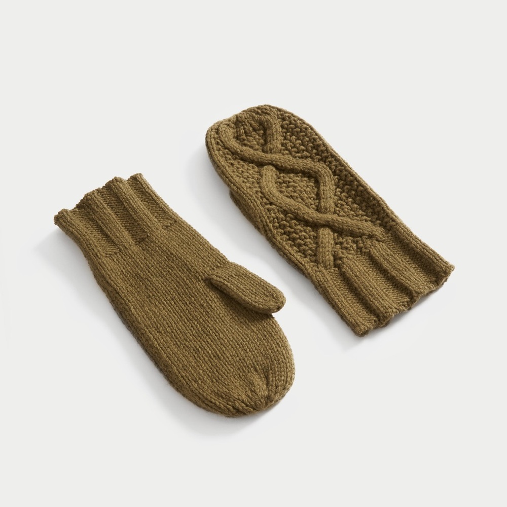 Everlane Cable Mittens